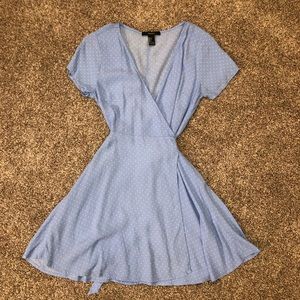 Blue Wrap Dress